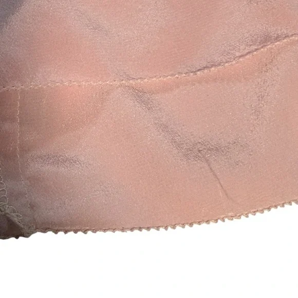 Aritzia Wilfred Pink Silk Two Tone Bisous Midi Dress Small Flowy Feminine Boho - Picture 6 of 11